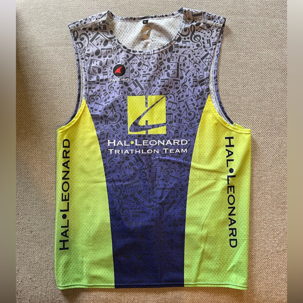 Hal Leonard Triathlon Team Sleeveless Jersey Triathlon Shirt
